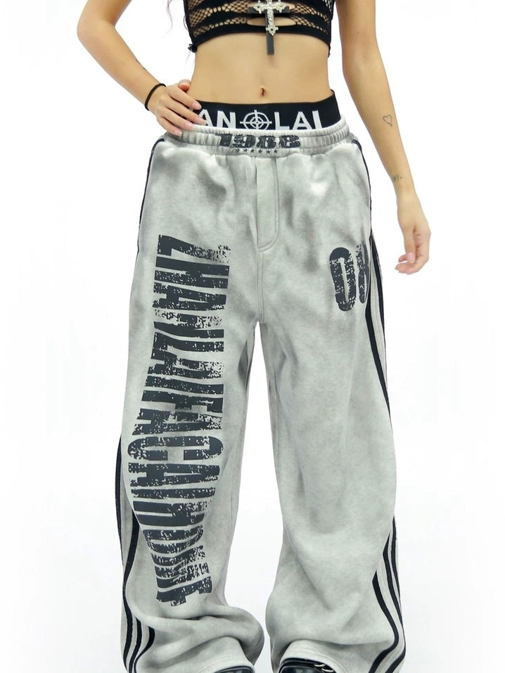 NANAICHILLI Cozy Zip Hooded Sweatshirt With Straight Leg Pants Unisex Loungewear Set