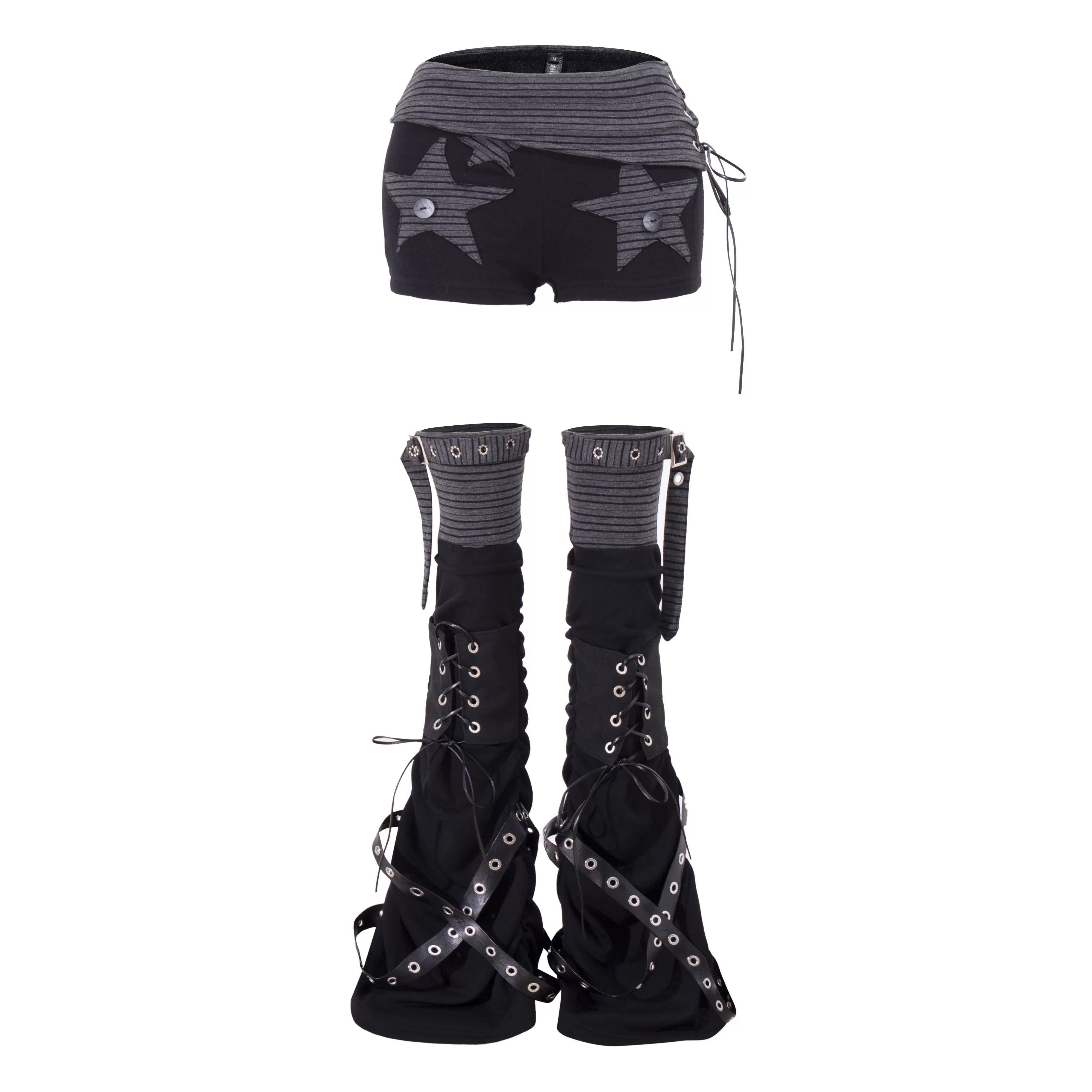 NANAICHILLI_Cropped_Zippered_Patchwork_Slim_Fit_Detachable_Striped_Women_Casual_Hoodies_MISSTT