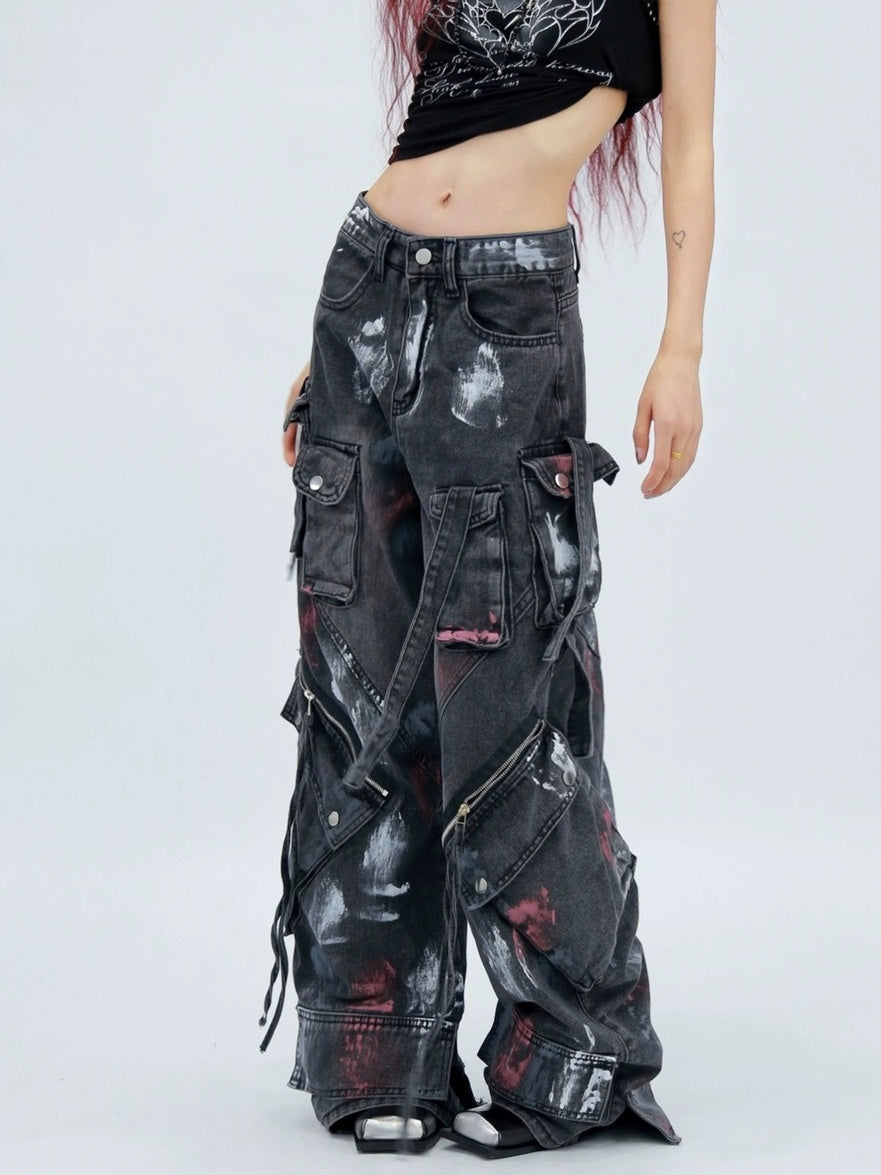 NANAICHILLI Stretch High Waist Slim Straight For Women Black And Blue Classic Jeans