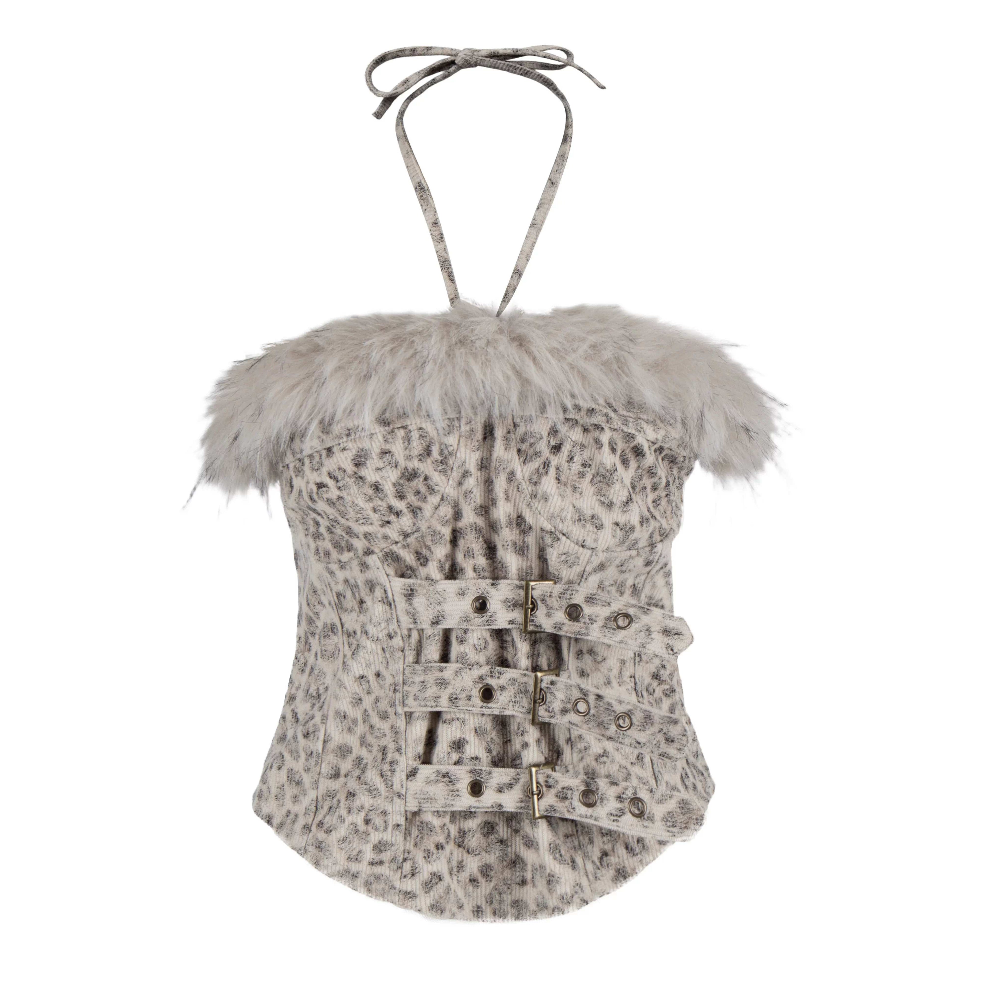 NANAICHILLI_Warm_Thick_Hooded_Embroidered_Contrast_Sexy_Women_Casual_Pink_Tan_Puffer_Jacket_MISSTT