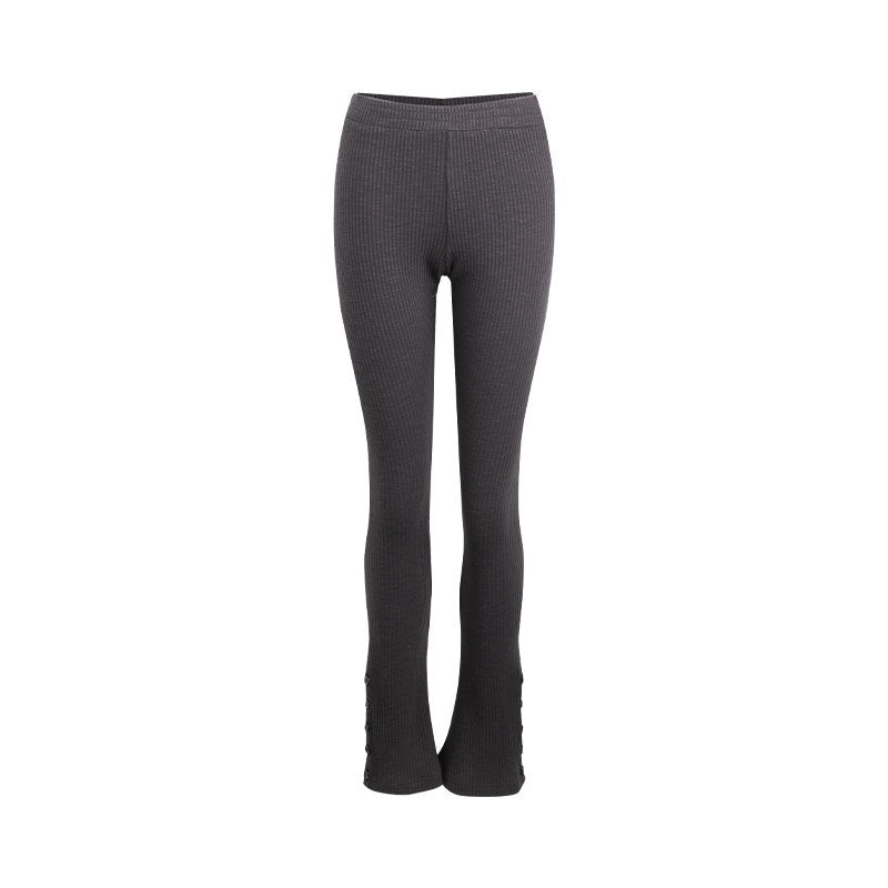 NAPSNAPS_Ankle_Split_Knit_Slimming_Elastic_Waist_Women&