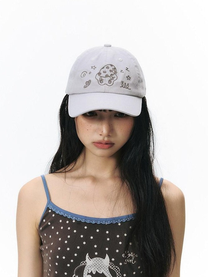 NAPSNAPS Cartoon Vintage Chain Stitch Embroidery Women&
