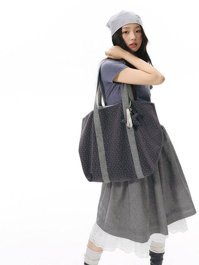 NAPSNAPS Colorblock Reversible Square Canvas Women&