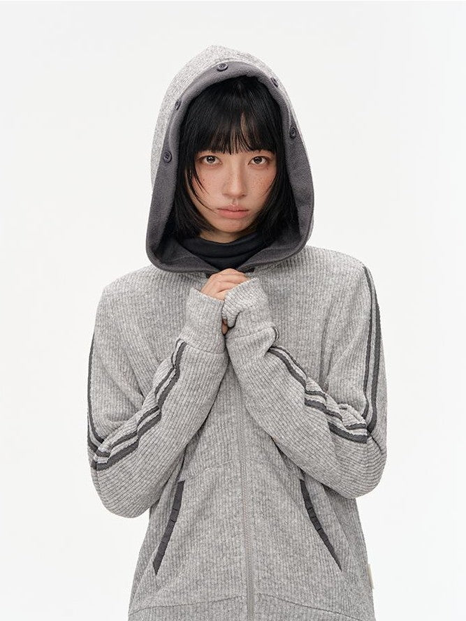 NAPSNAPS Contrast Striped Cropped Women&