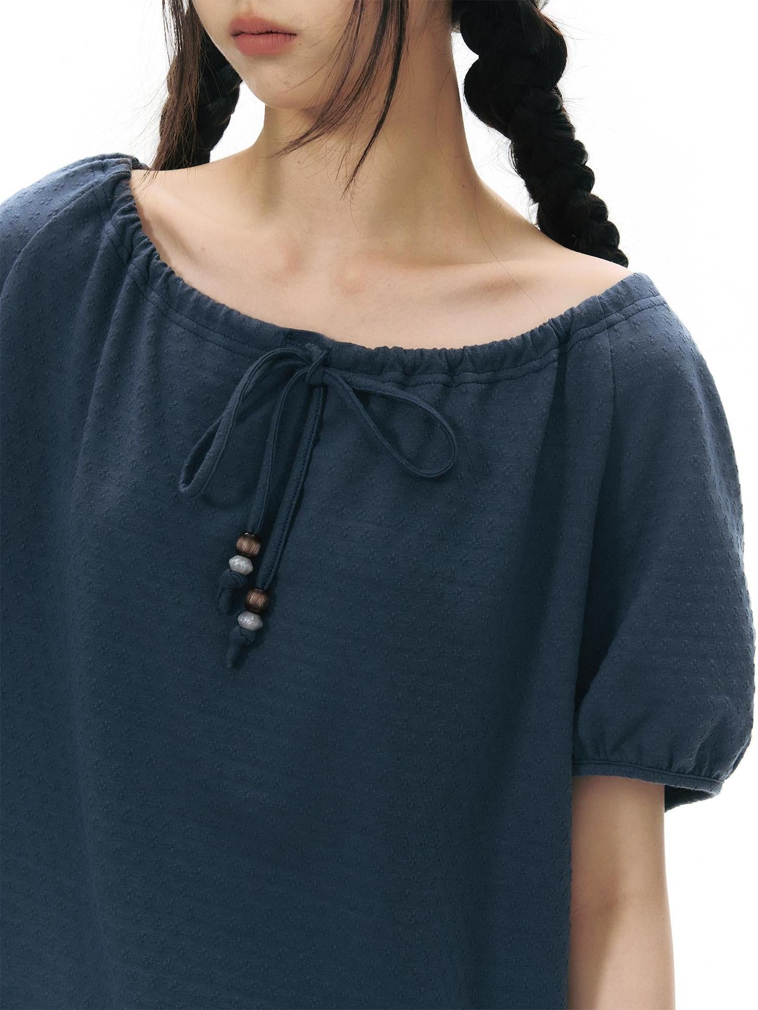 NAPSNAPS Detachable Sleeves Drawstring Women&