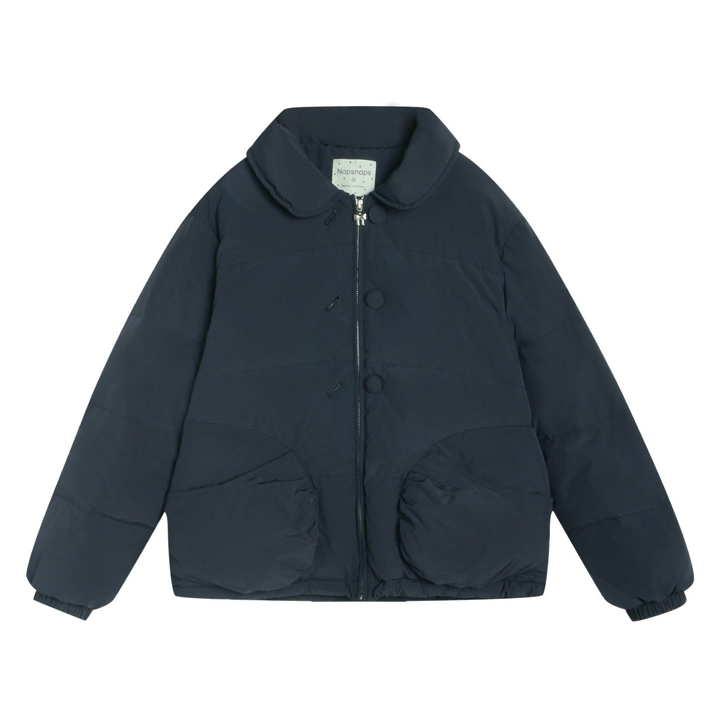 NAPSNAPS_Doll_Collar_Arc_Pocket_Short_Women&
