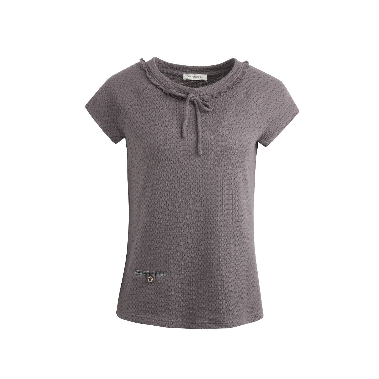 NAPSNAPS_Dusty_Purple_Lace_Tie_Neck_Raglan_Women&