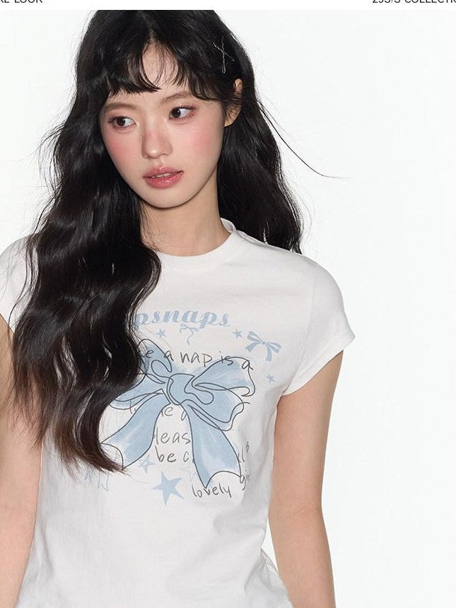 NAPSNAPS Hand Drawn Butterfly Print Slim Fit Women&
