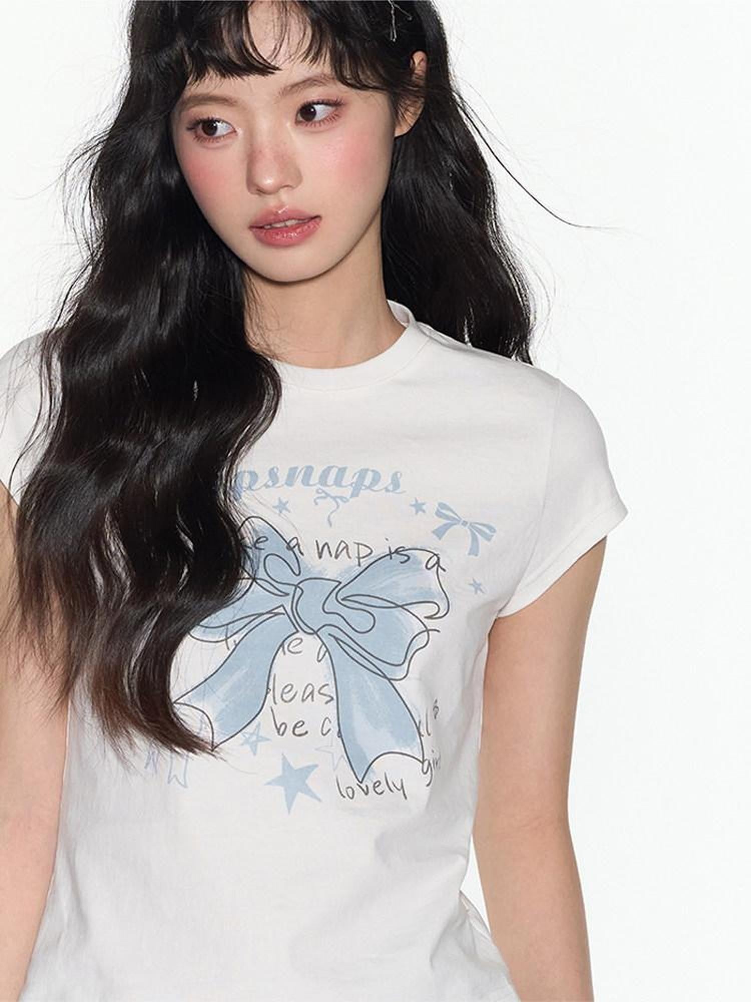 NAPSNAPS Hand Drawn Butterfly Print Slim Fit Women&