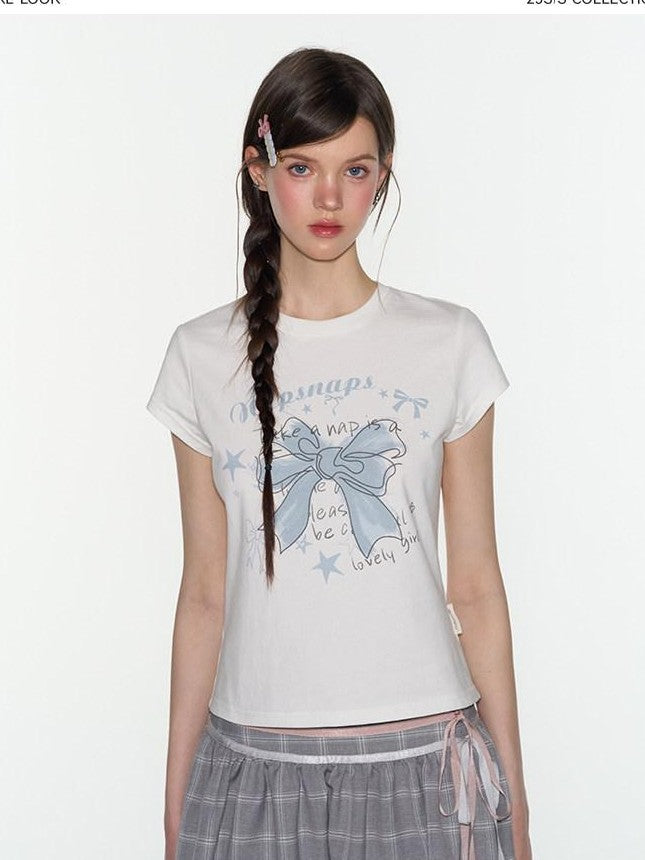 NAPSNAPS Hand Drawn Butterfly Print Slim Fit Women&