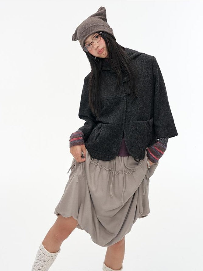 NAPSNAPS High Neck Spliced Knit Slim Fit Women&