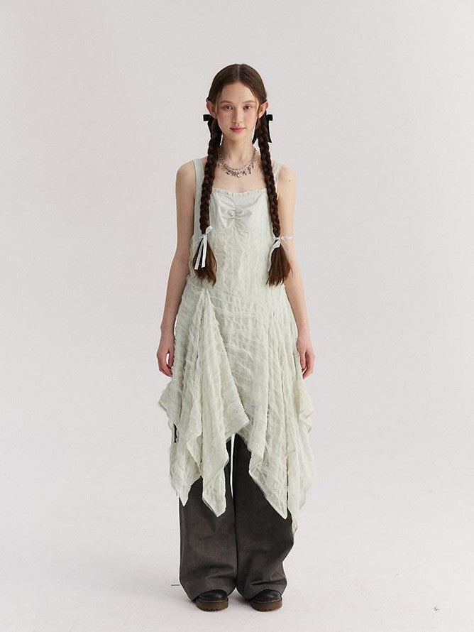 NAPSNAPS Lace Asymmetric Patchwork Women&