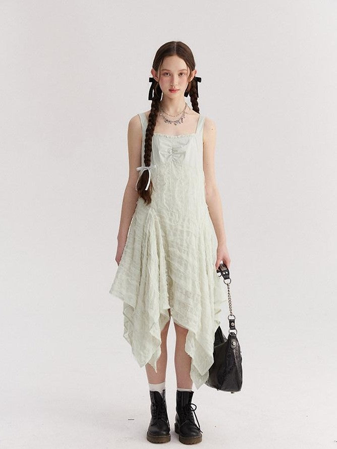 NAPSNAPS Lace Asymmetric Patchwork Women&