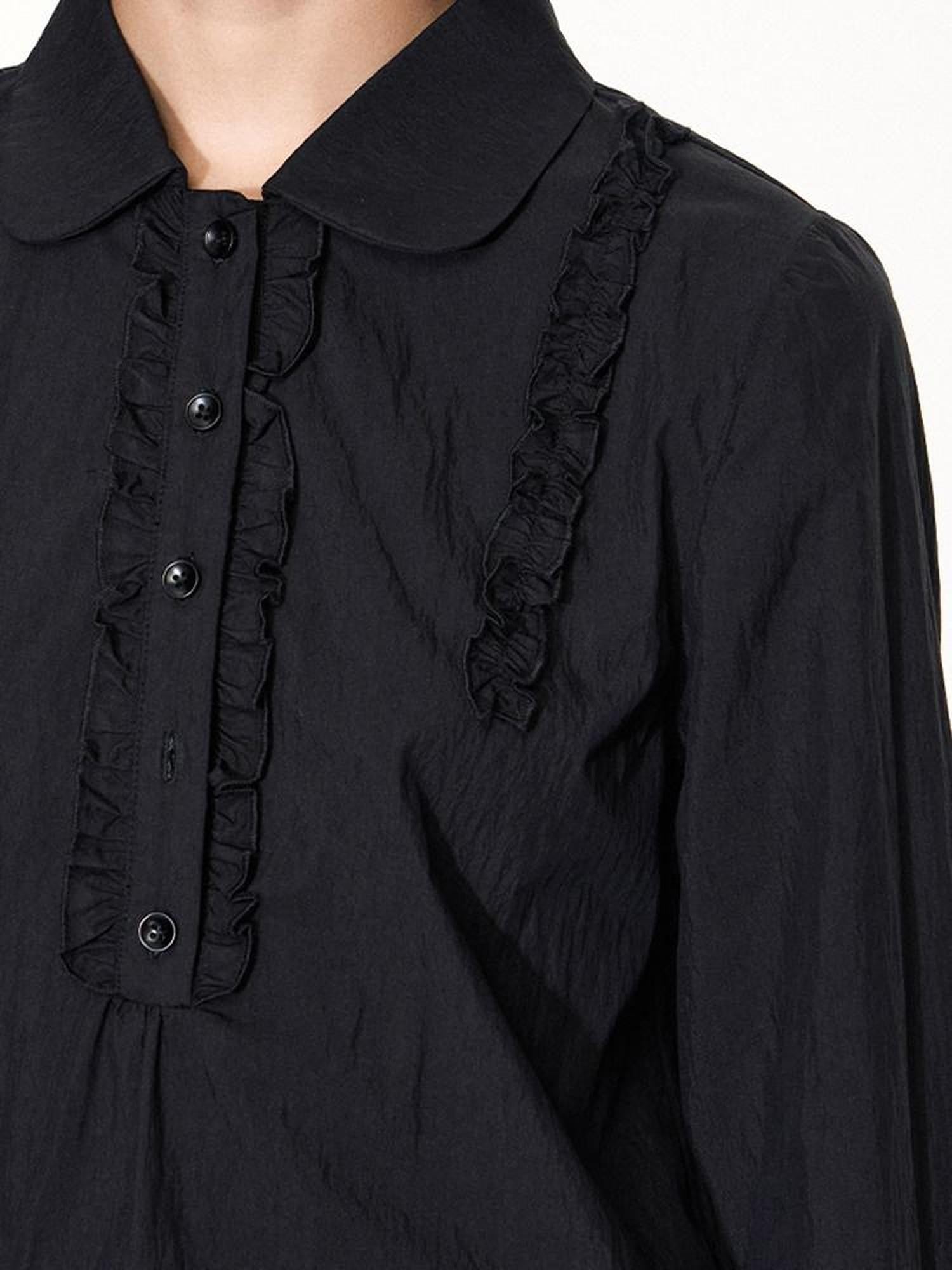 NAPSNAPS Lace Ruffle Pleated Doll Collar Japanese Women&