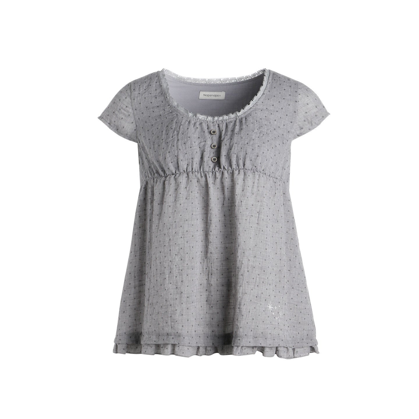 NAPSNAPS_Lace_Splice_Ruffle_Edge_Embroidered_Plaid_Women&
