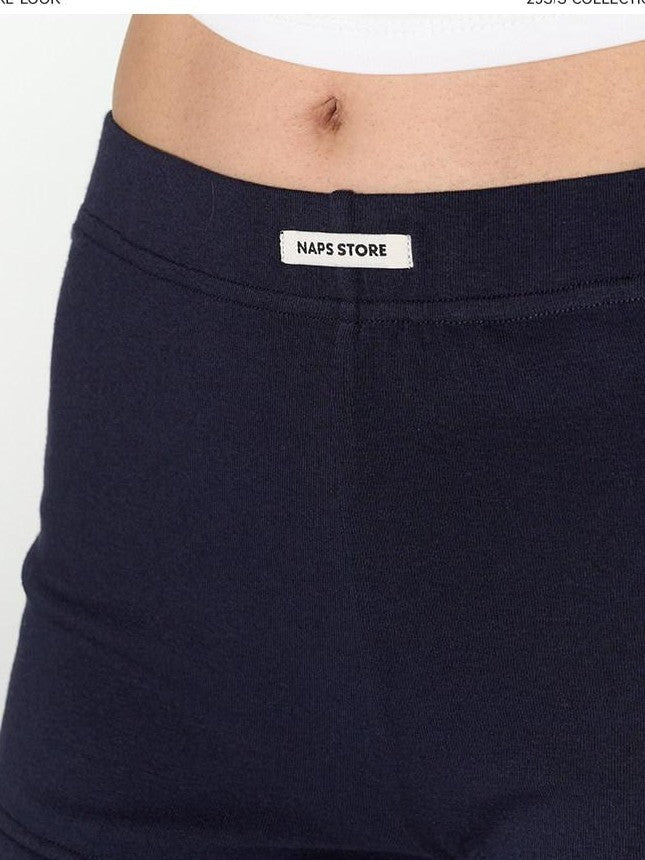 NAPSNAPS Lettuce Edge Asymmetric High Waist Zipper Slim Women&