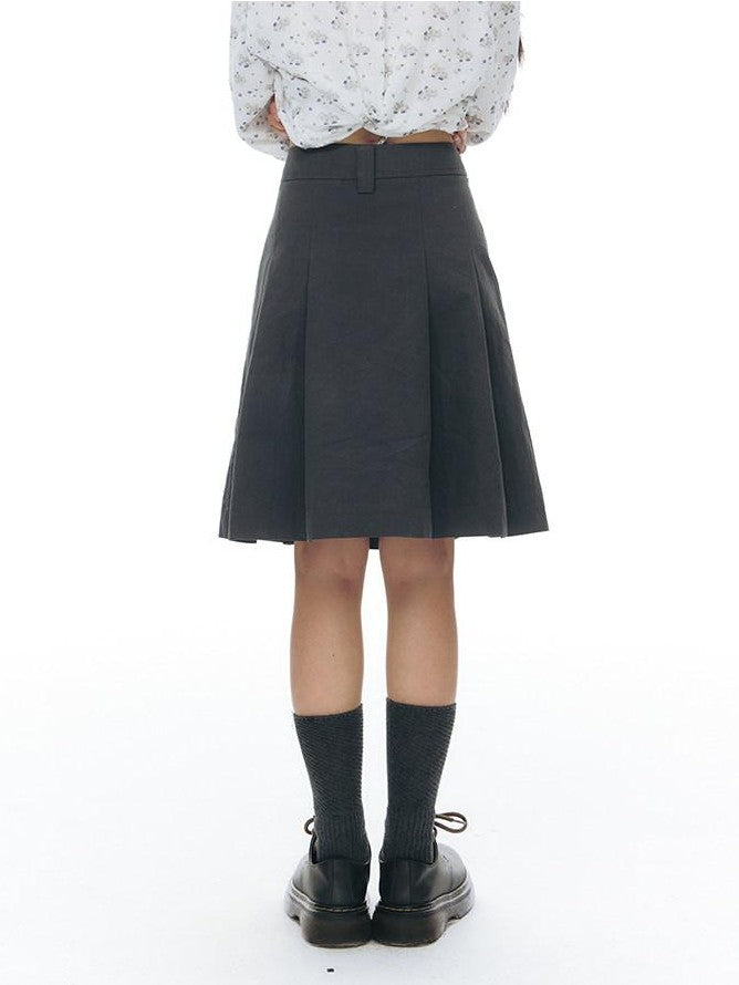 NAPSNAPS Navy Plaid Utility One Piece Pleated Women&