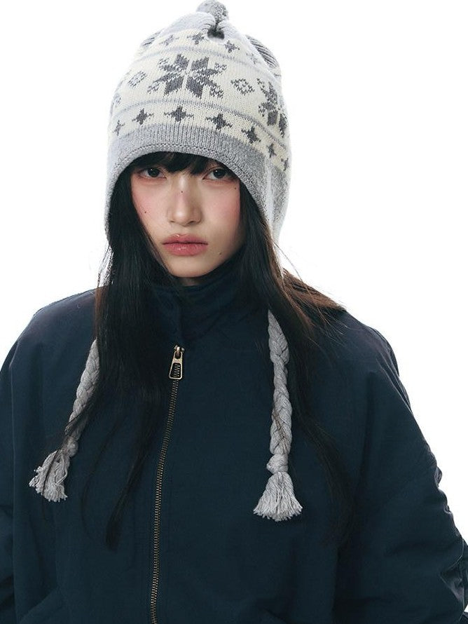 NAPSNAPS Navy Pleated Stand Collar Women&