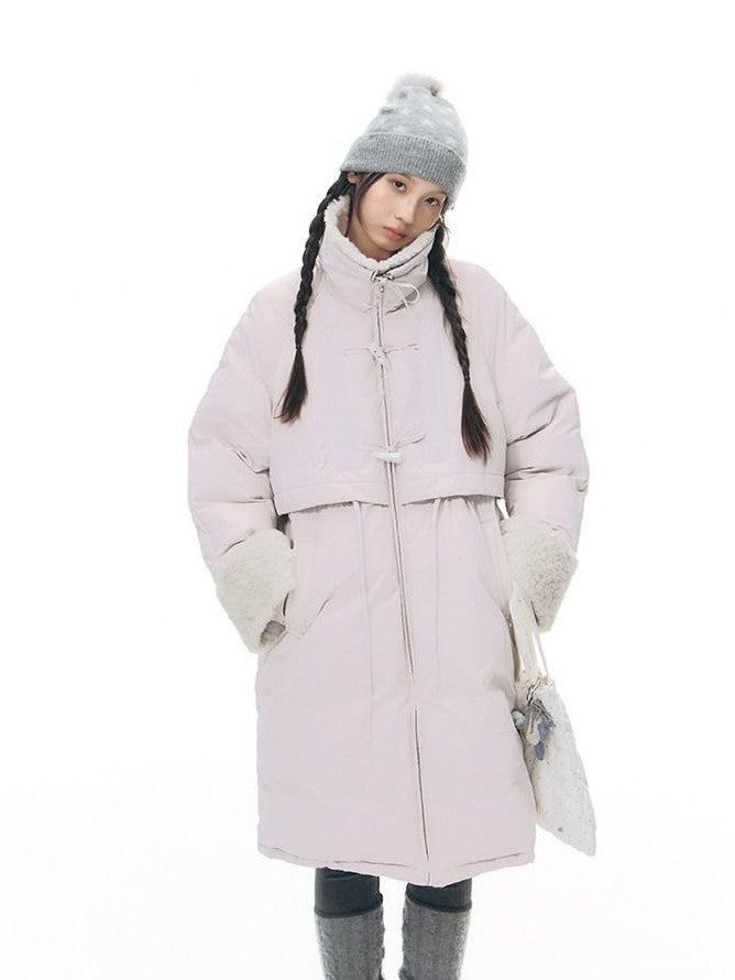 NAPSNAPS Over Knee High Waist Cinch Detachable Fur Women&