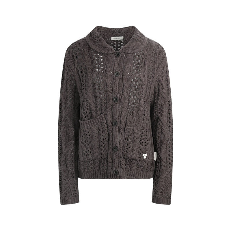 NAPSNAPS_Petal_Collar_Openwork_Jacquard_Chunky_Knit_Women&