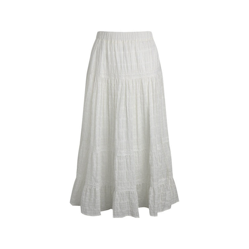 NAPSNAPS_Plaid_Patchwork_Lace_Trim_Women&