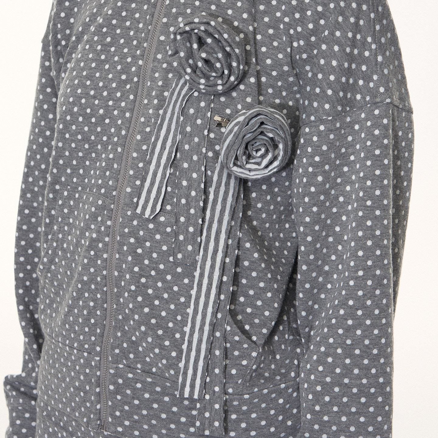 NAPSNAPS_Polka_Dot_Reversible_Rabbit_Ear_Zip_Up_Women&