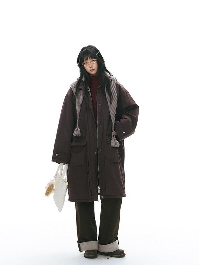 NAPSNAPS Reversible Shearling Stand Collar Women&