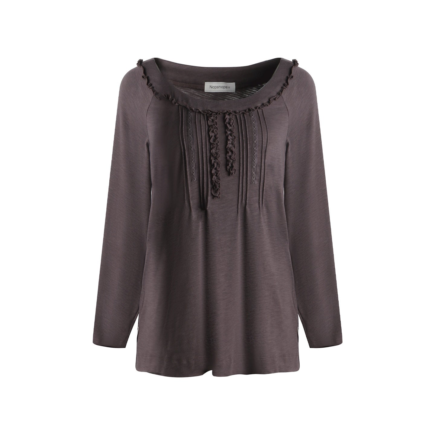 NAPSNAPS_Ruffle_Edge_Pleated_Front_Tape_Raglan_Women&