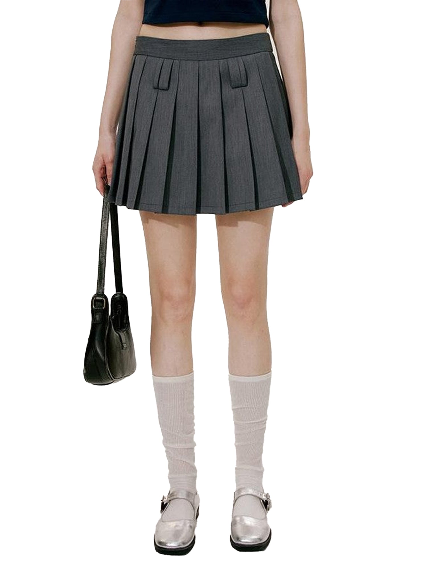 NAPSNAPS Schoolgirl Low Waist Pleated Women&