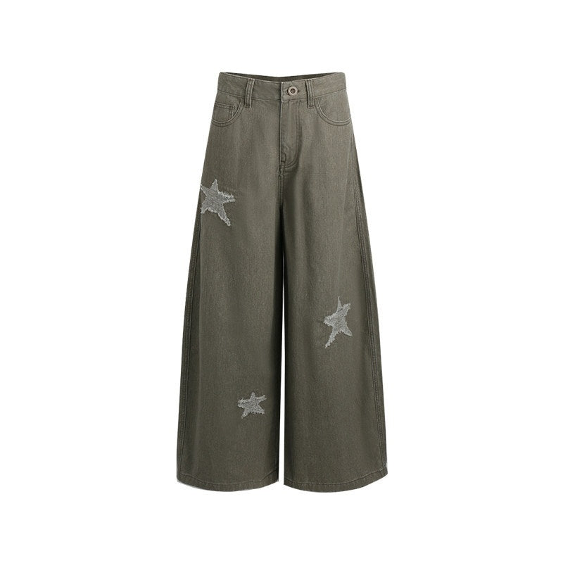 NAPSNAPS_Star_Jacquard_Distressed_Curved_Cut_Women&
