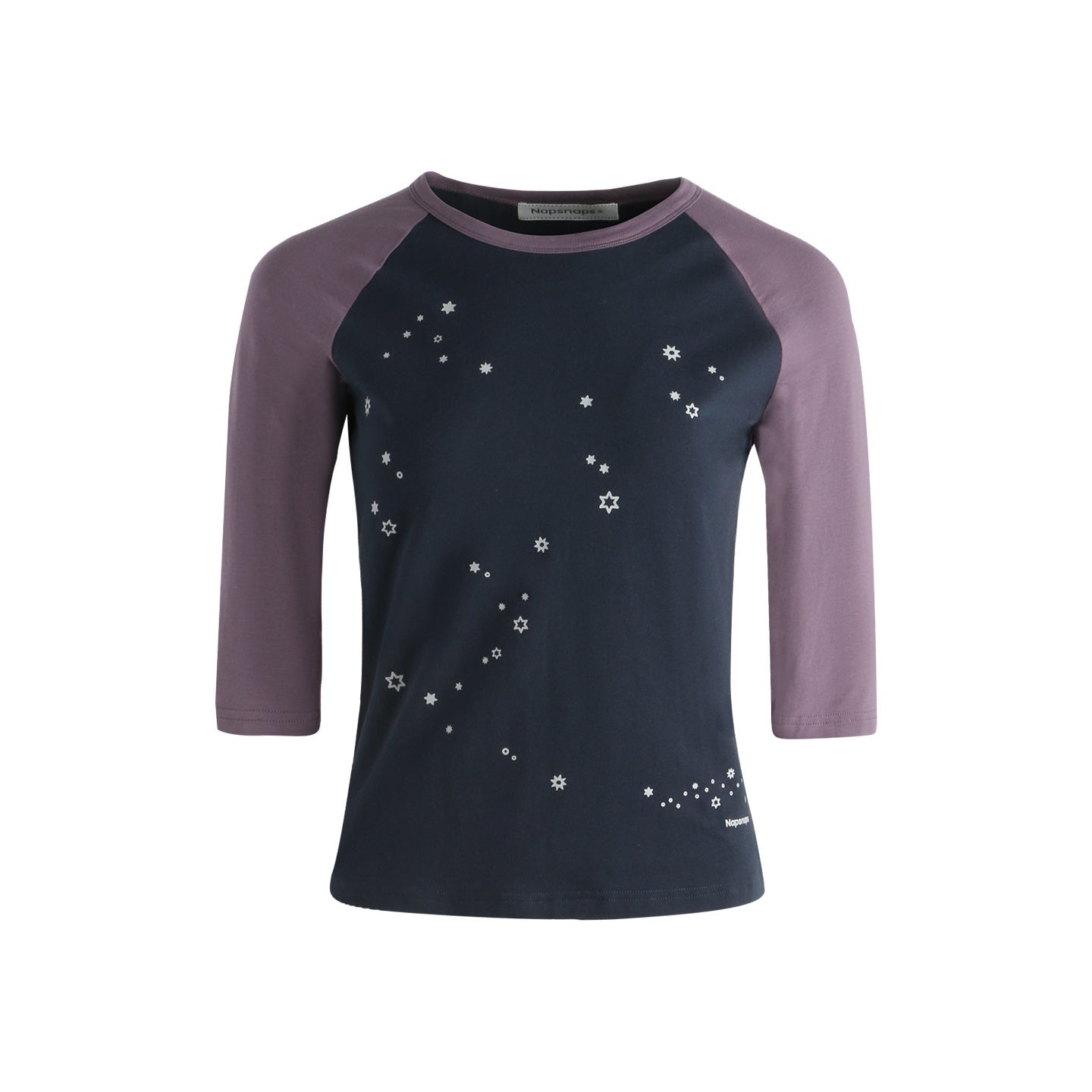 NAPSNAPS_Star_Print_Colorblock_Raglan_Women&