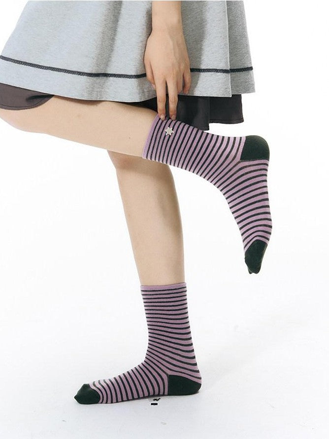 NAPSNAPS Star Striped Steel Emblem Women&