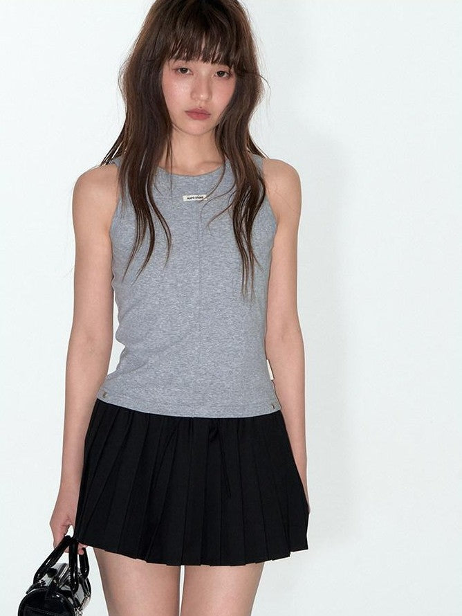 NAPSNAPS Sweet Detachable Lace Spliced Racerback Women&