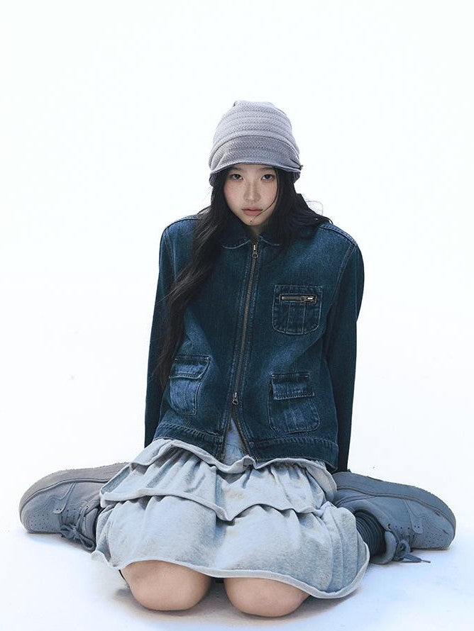 NAPSNAPS Vintage Knit Tiered Women&