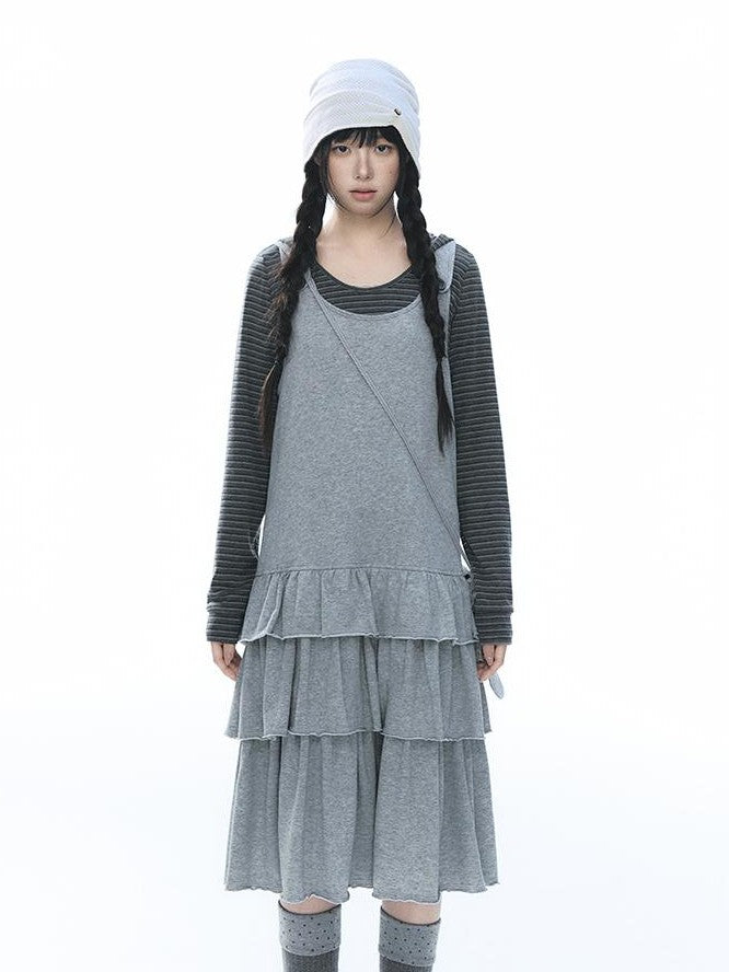 NAPSNAPS Vintage Knit Tiered Women&