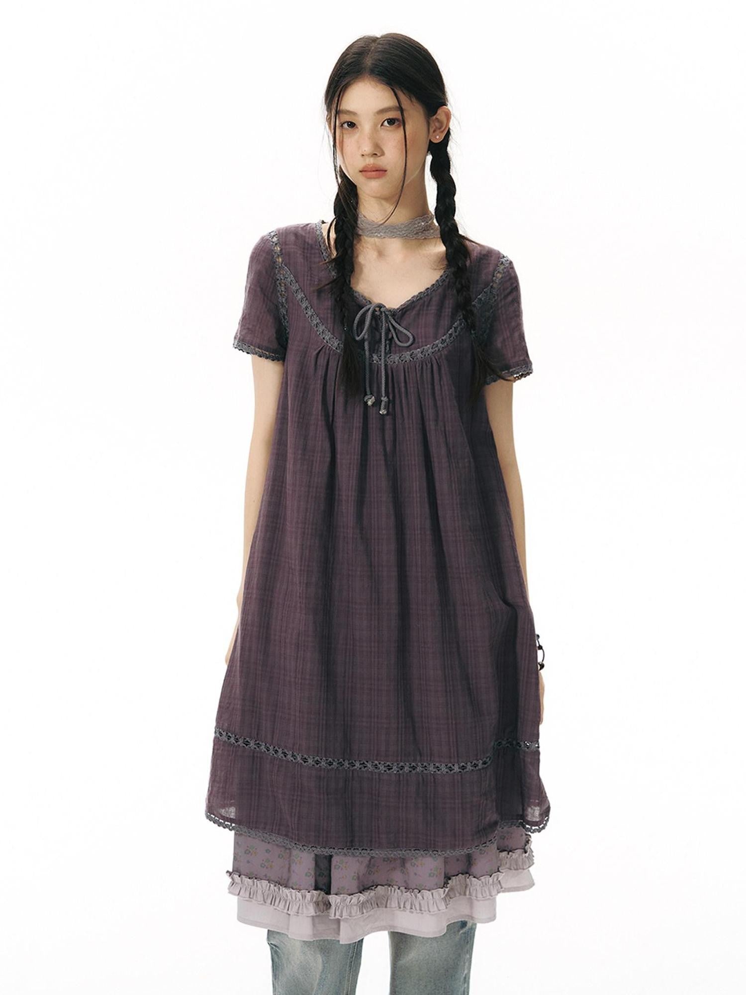 NAPSNAPS Vintage Patchwork Woven Women&