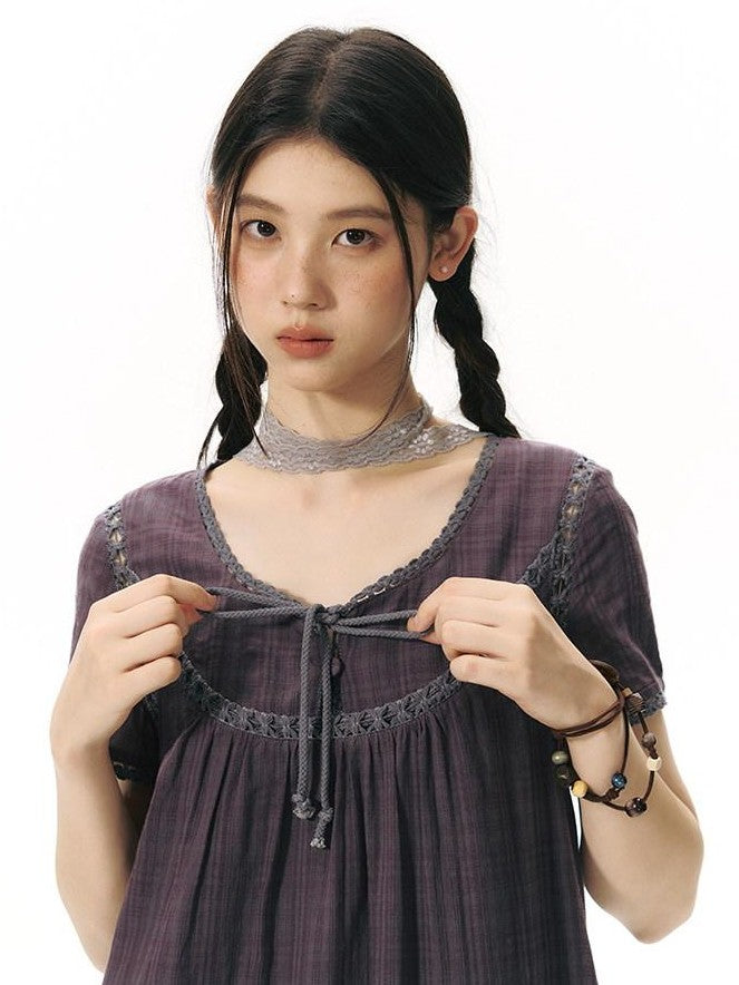 NAPSNAPS Vintage Patchwork Woven Women&