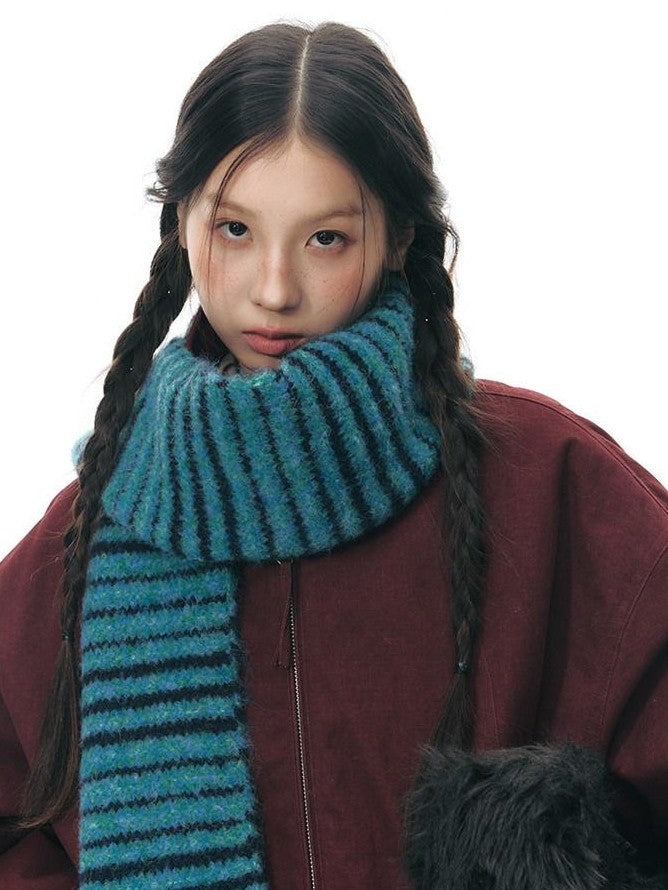NAPSNAPS Vintage Red Detachable Hood Workwear Women&