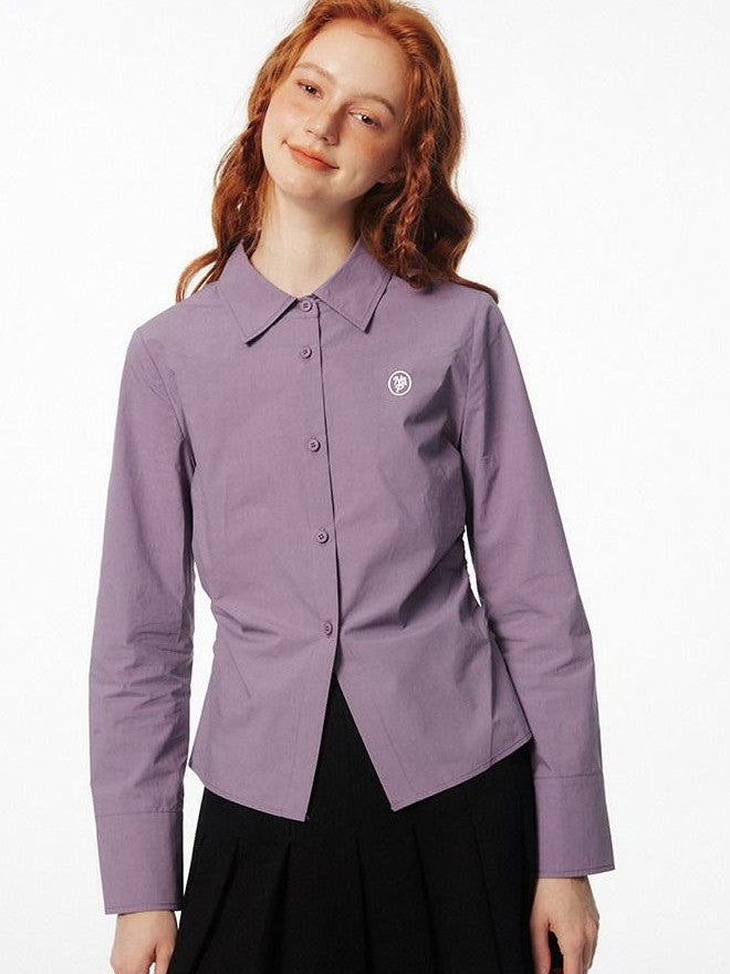 NAPSNAPS White Embroidered Pleated Slim Women&