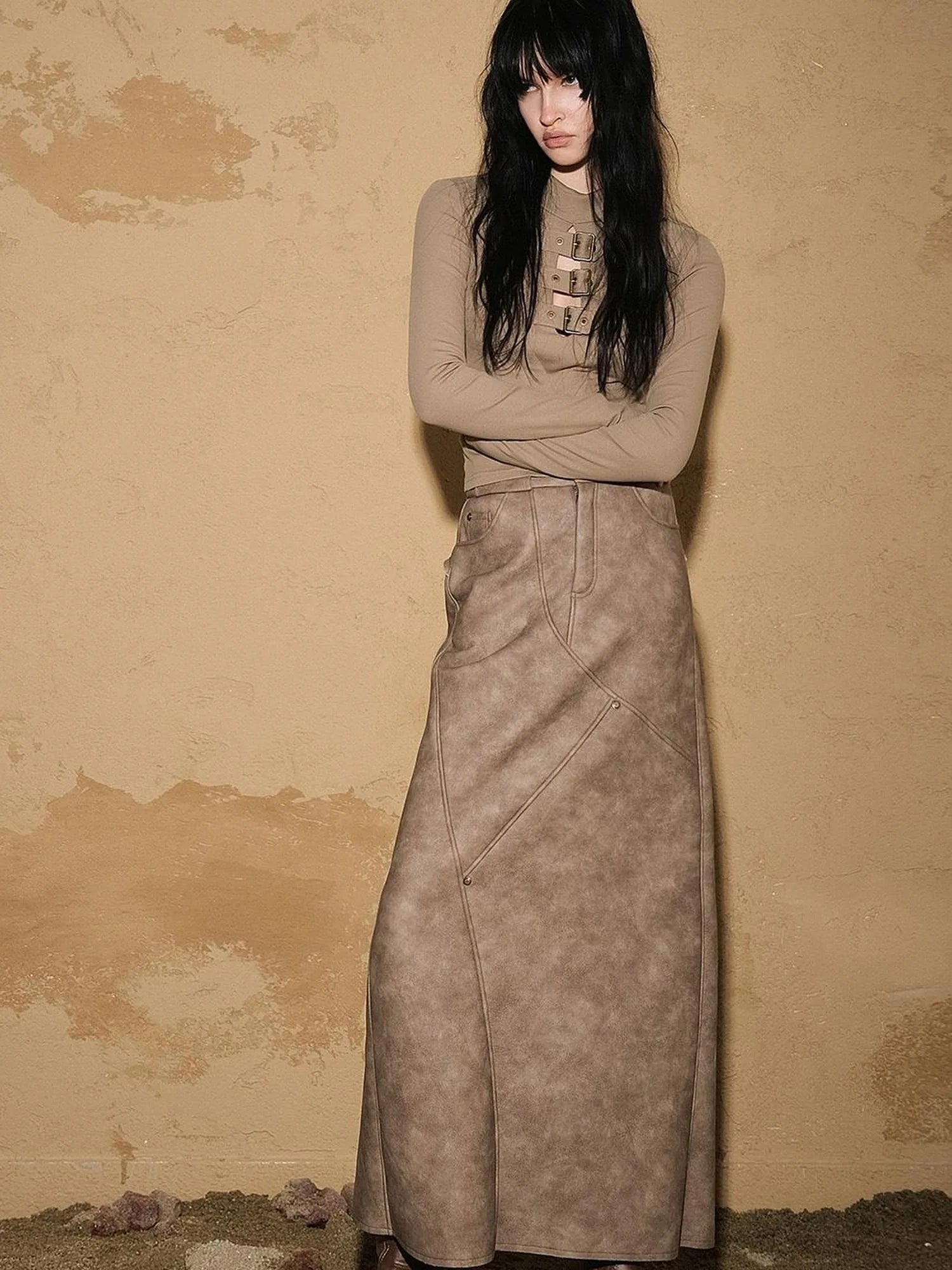 Astro Inspired Faux Fur Skirt