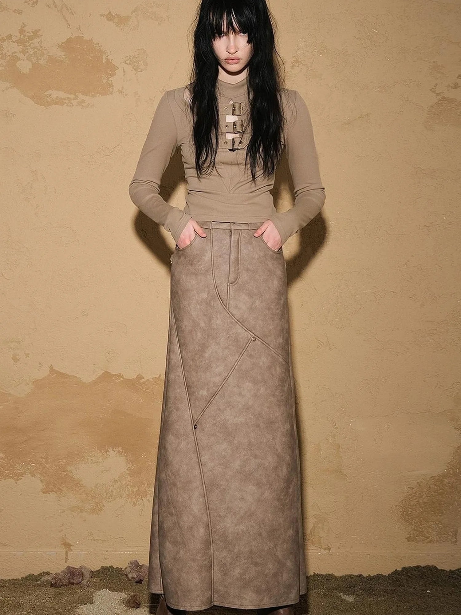 Astro Inspired Faux Fur Skirt