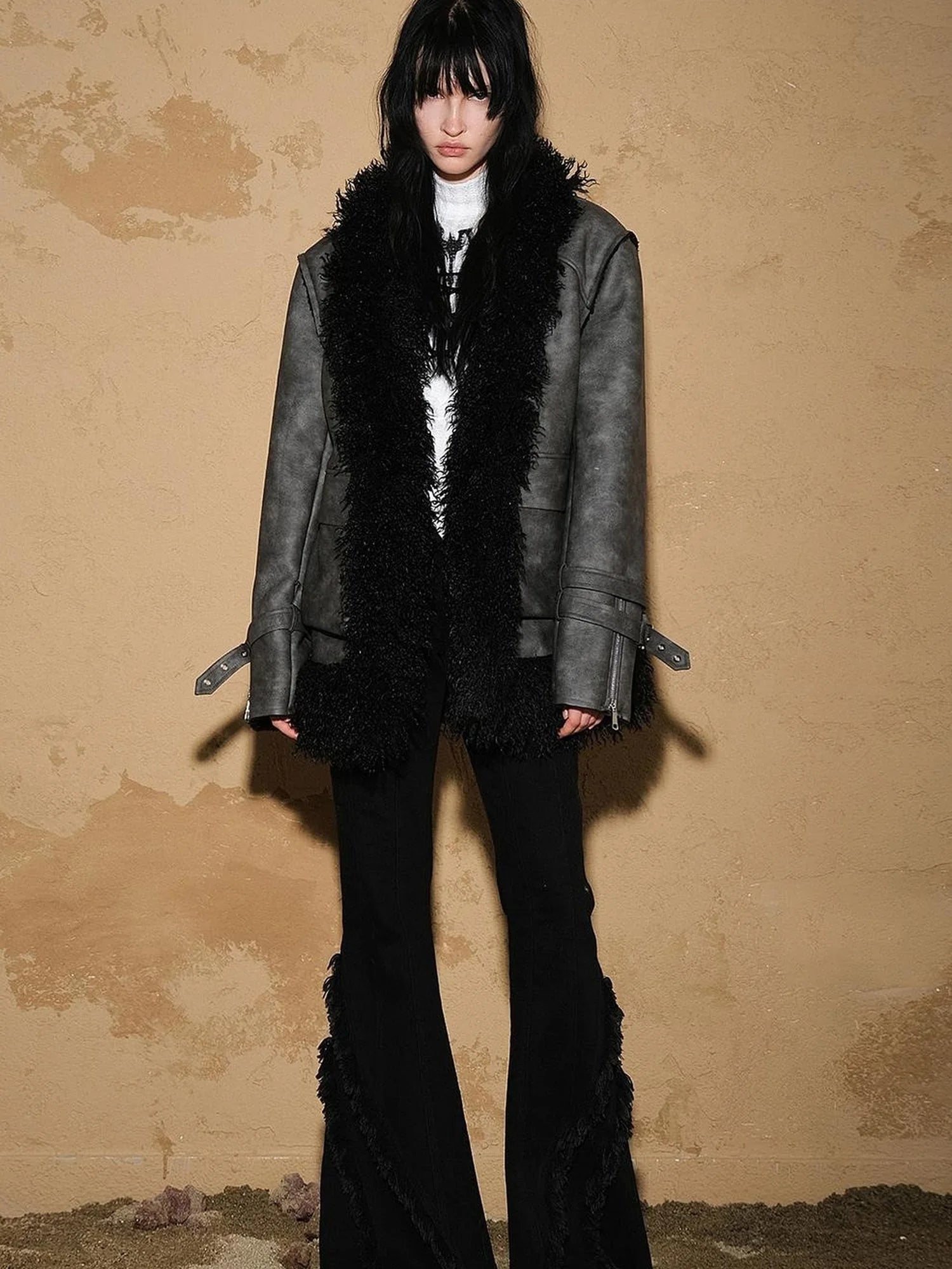 Astro Patchwork Leather Jacket