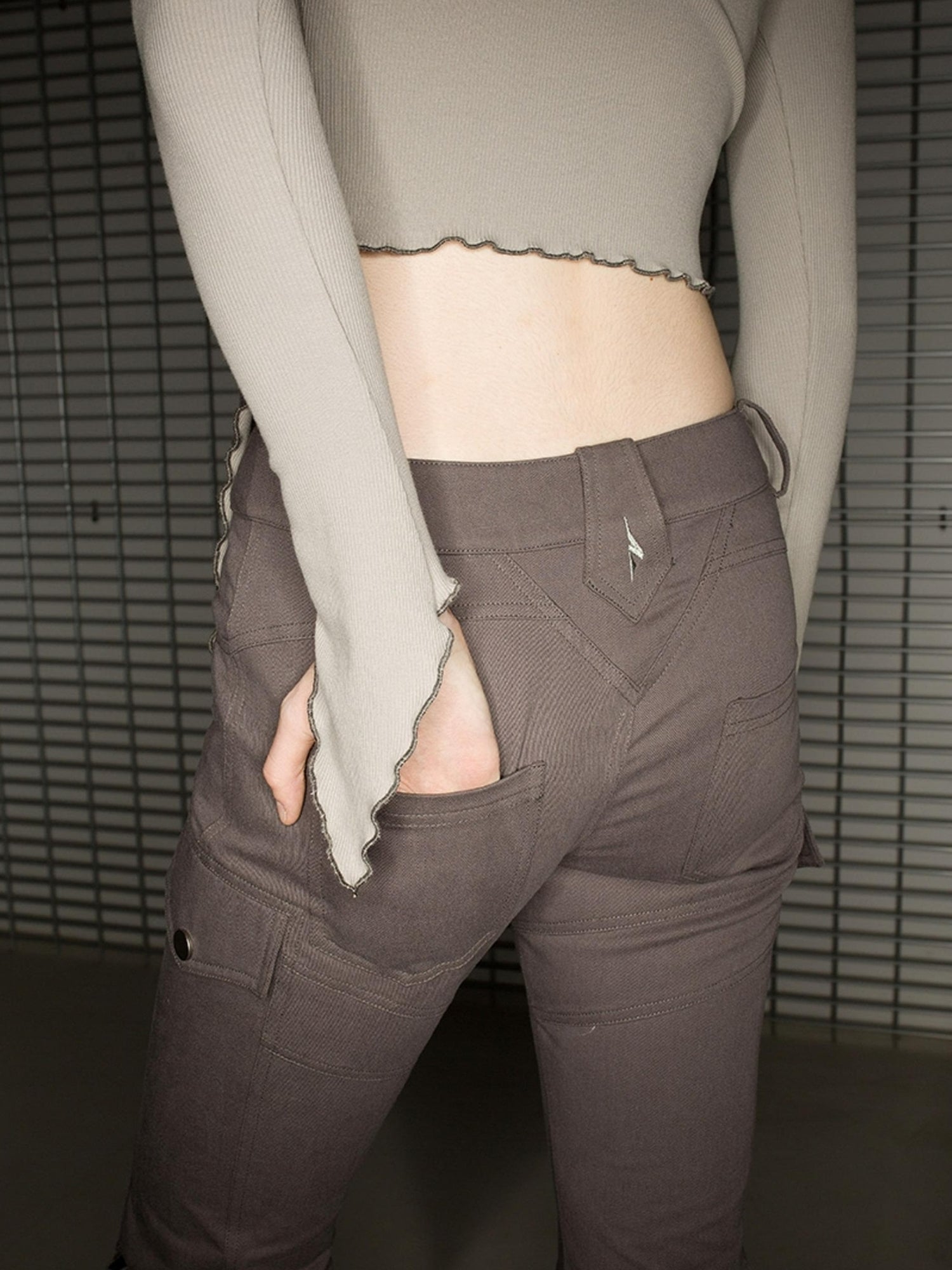 UpdateNN NORTH NODE Astrological Retro Workwear Flared Trousers 2023 Aw