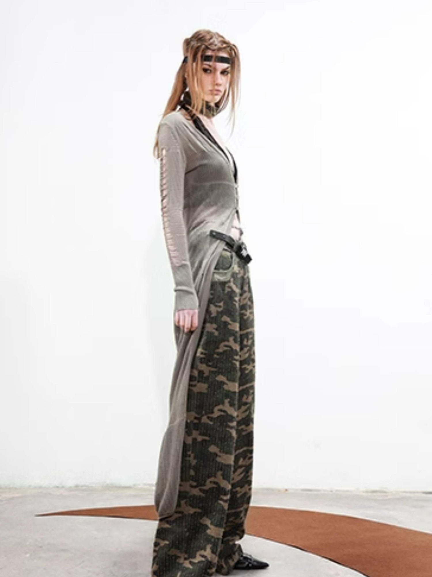 UpdateNN NORTH NODE Drifter Knit Cardigan With Mixed Weave