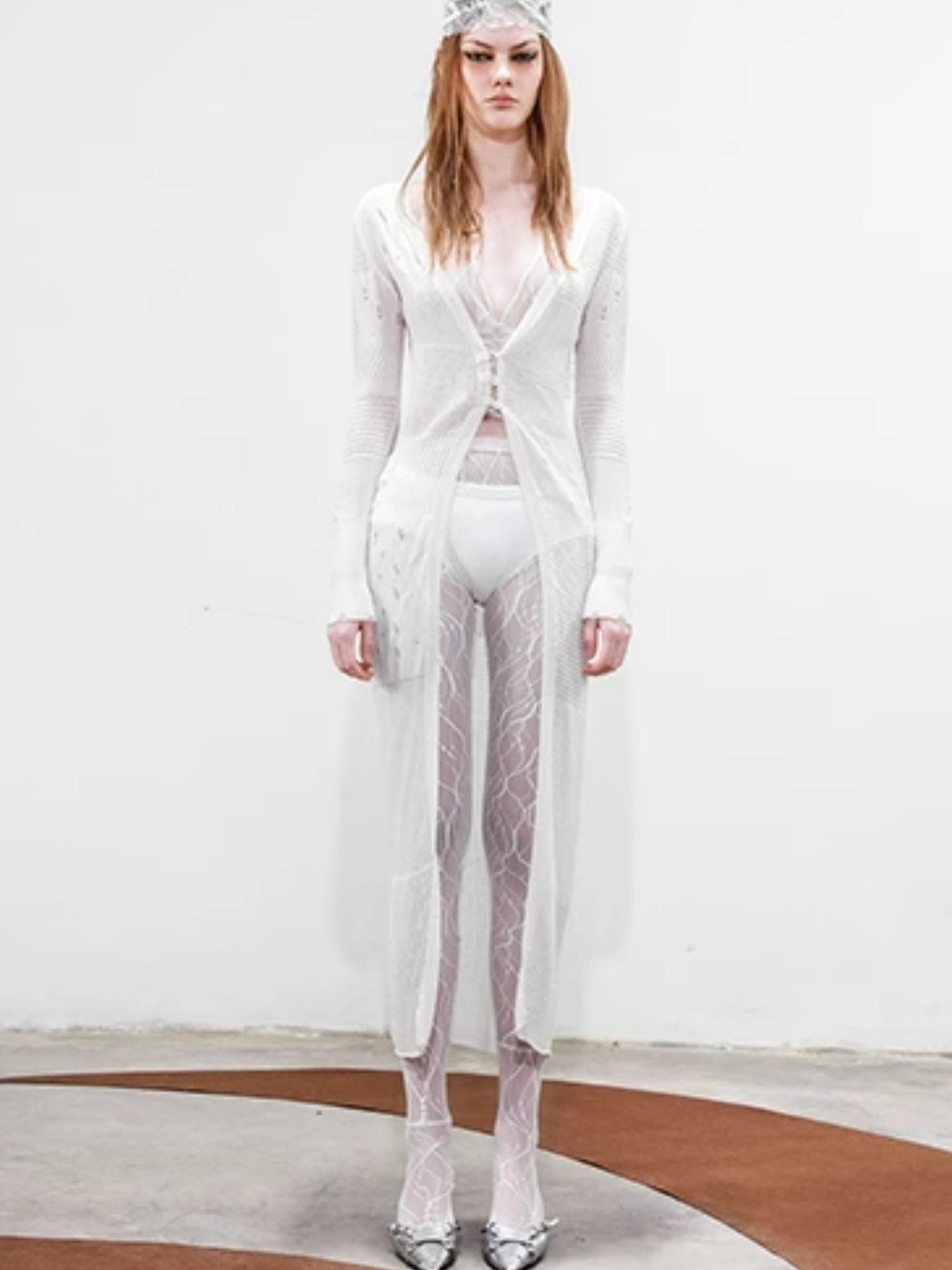 UpdateNN NORTH NODE Drifter Knit Cardigan With Mixed Weave