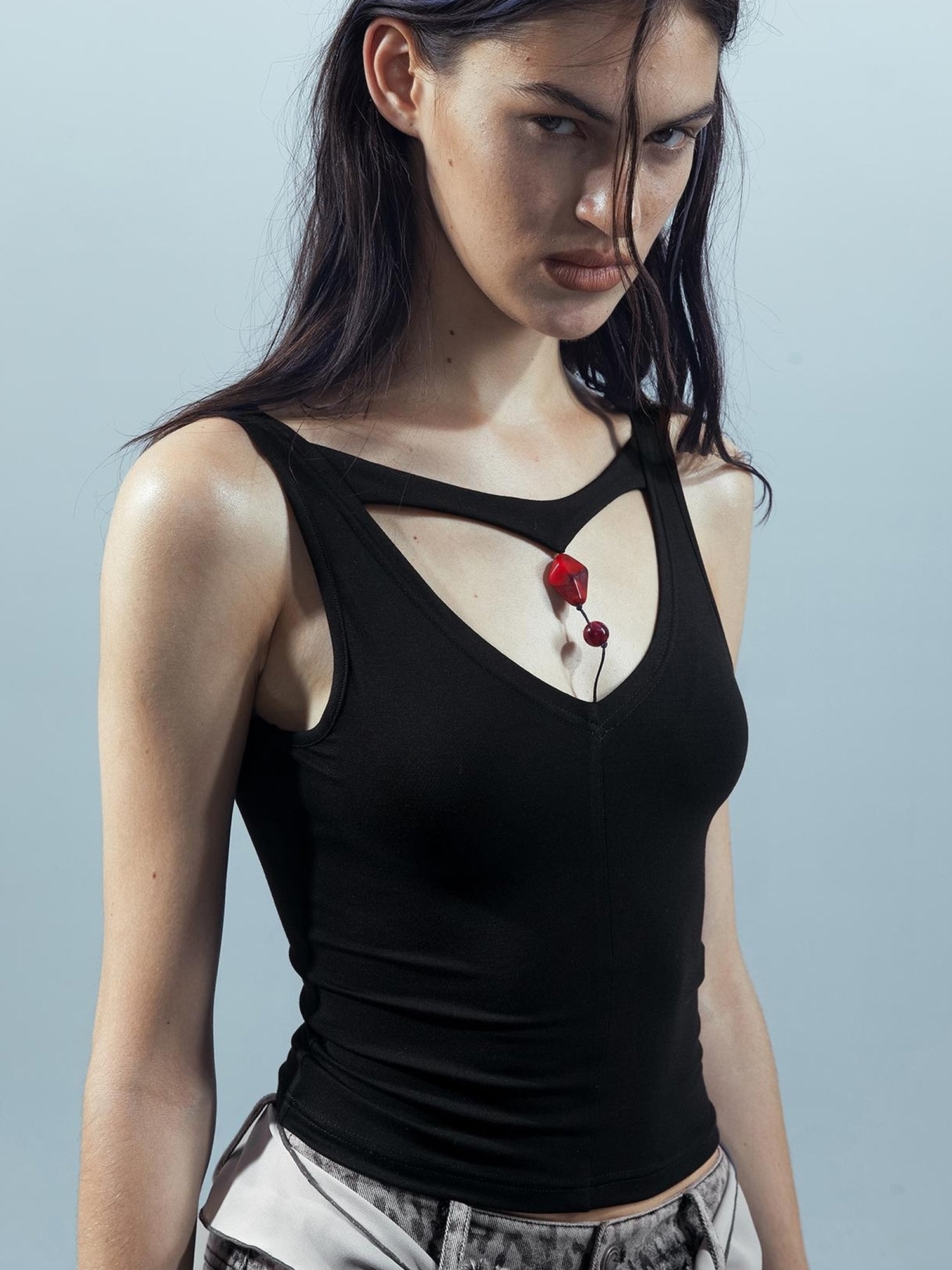 UpdateNN NORTH NODE Ethereal Modal Beaded Camisole For Summer