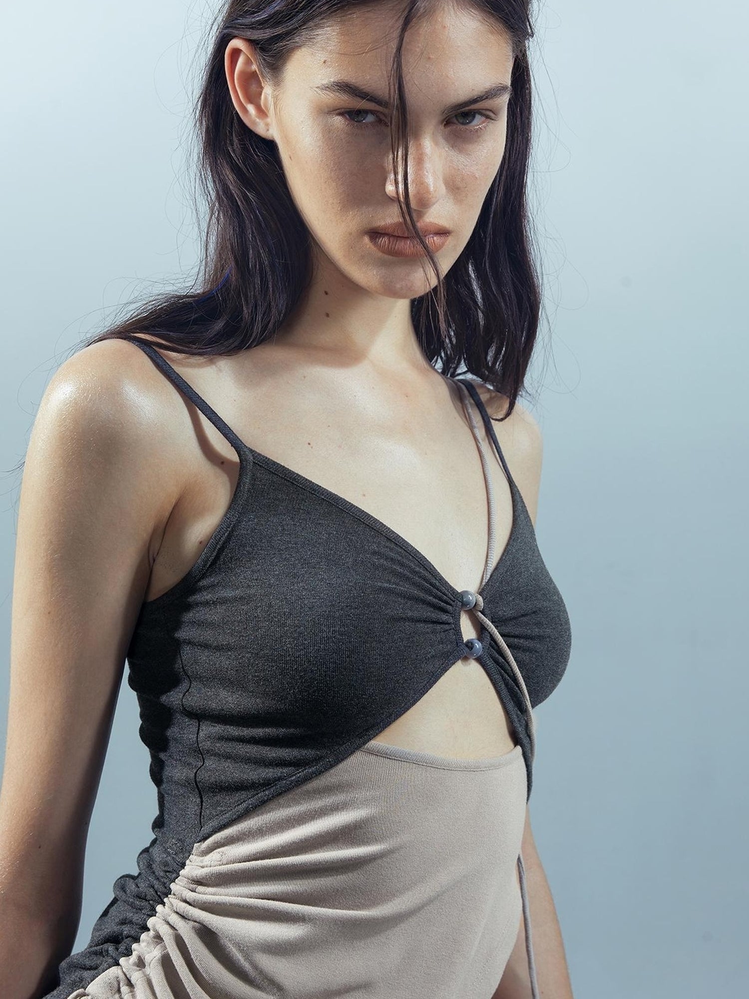 UpdateNN NORTH NODE Ethereal Threads Woven Mirage Beaded Camisole