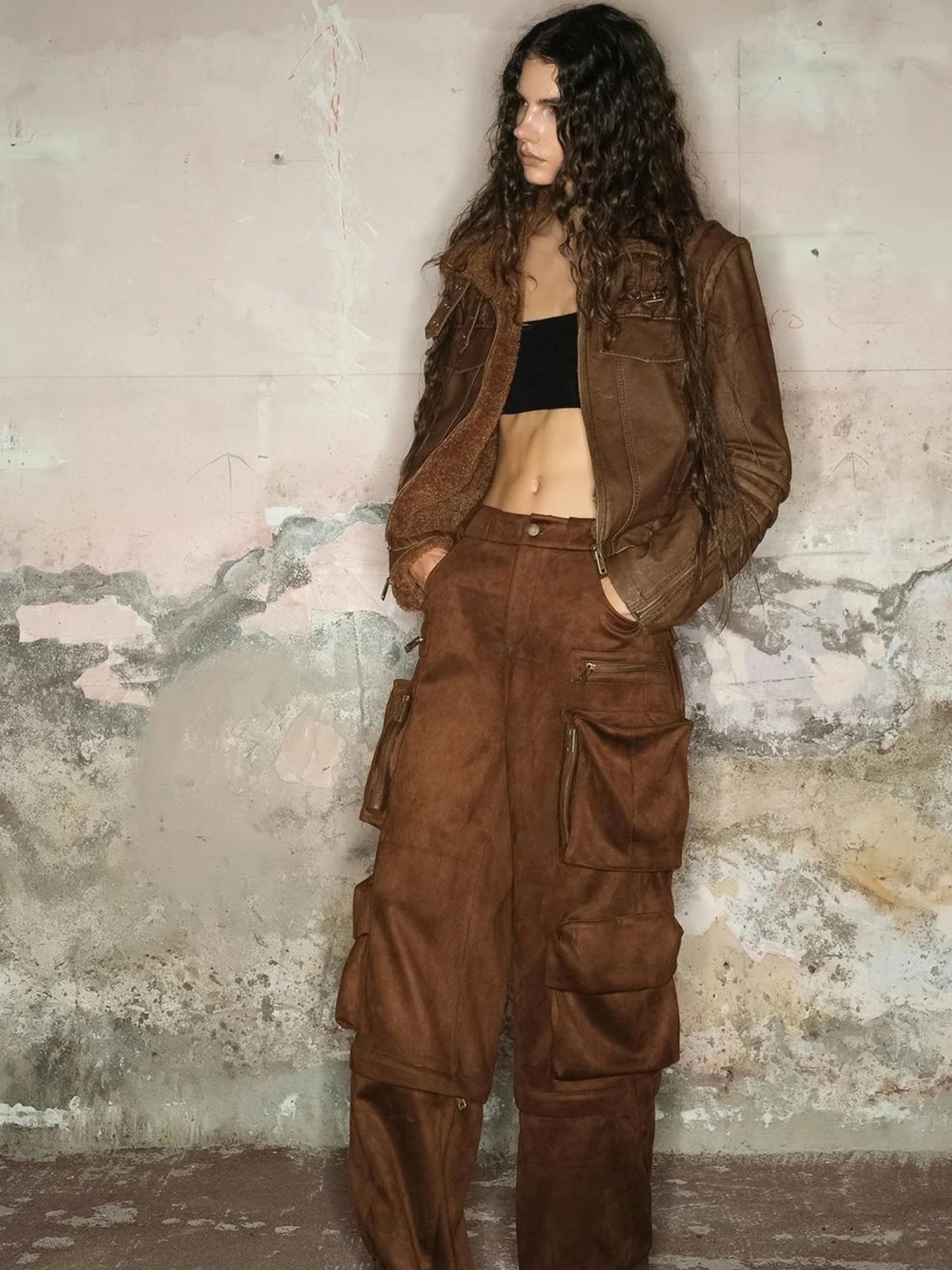 Faux Fur Shearling Short Coat