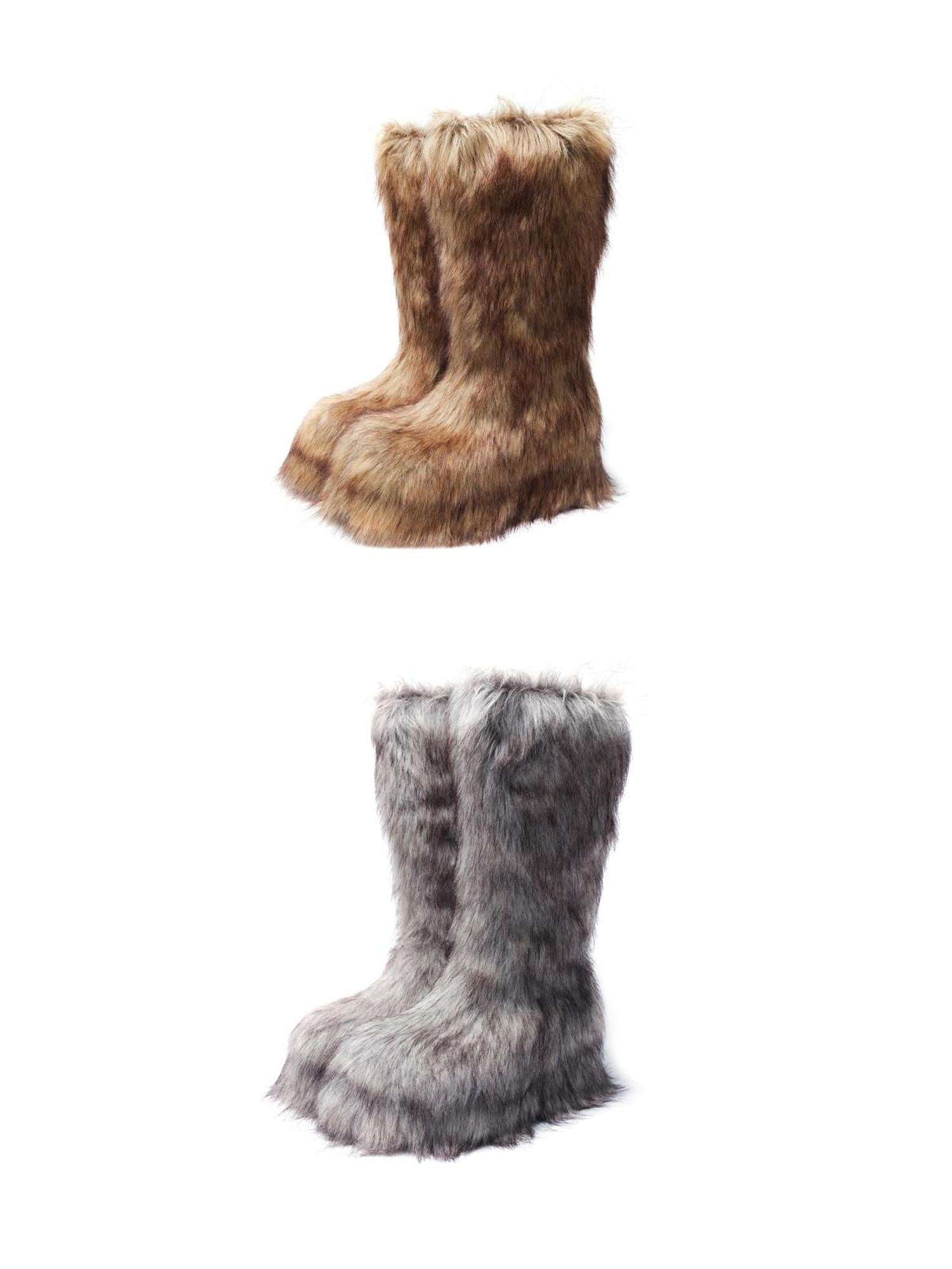 UpdateNN NORTH NODE Hermit Eco Fur Knee High Boots