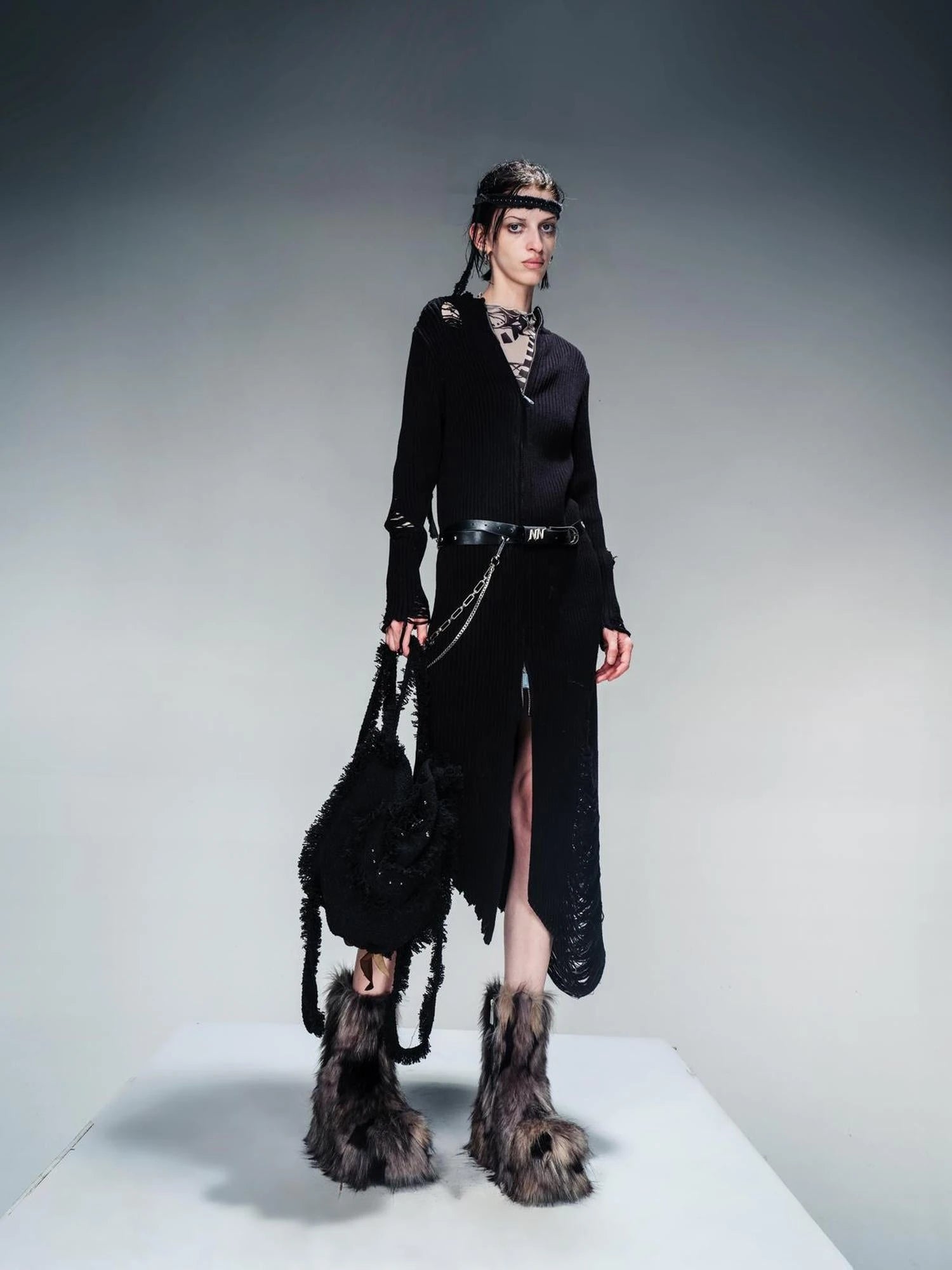 High Priest Platform Shearling Boots